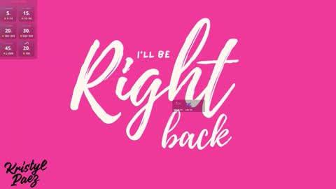 Cristina online show from 12.15.25