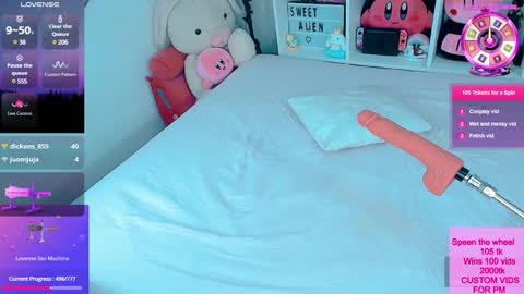 Snapshot of kylesweet chatting on 01.07.25 SweetAlienBunny online show from 01.07.25