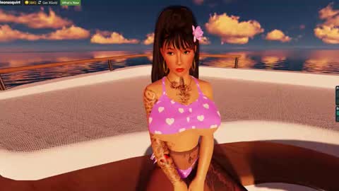 Snapshot of leona_squirt chatting on 02.15.26 Leona online show from 02.15.26