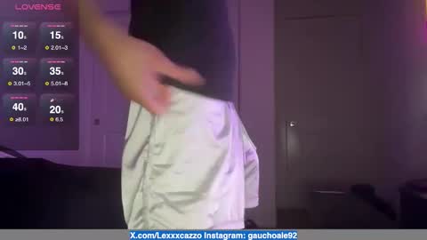 Snapshot of lexxxcazzo chatting on 10.20.25 Dromaeosaurex online show from 10.20.25