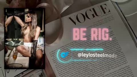 INSTA leylasteel model         online show from 03.11.26