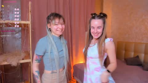 Hello our names are Kate and Alice this is our first day here. online show from 12.06.24