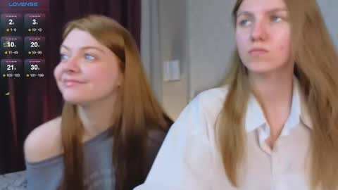 Hello our names are Kate and Alice this is our first day here. online show from 03.12.25