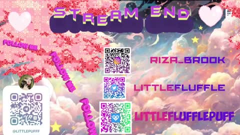 Snapshot of littleflufflepuff chatting on 01.09.25 Riza Riri Puff  online show from 01.09.25
