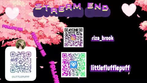 Snapshot of littleflufflepuff chatting on 09.24.25 Riza Riri Puff  online show from 09.24.25