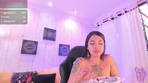 Snapshot of lixie_ chatting on 01.22.25 Vanessa online show from 01.22.25