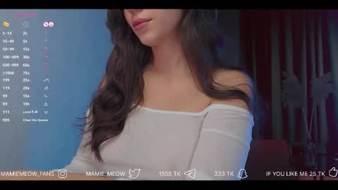 Snapshot of mamiemeow chatting on 09.25.25 Your Miss Alice online show from 09.25.25