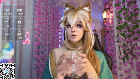 Snapshot of mao_me_meow chatting on 02.08.25 Sasha online show from 02.08.25