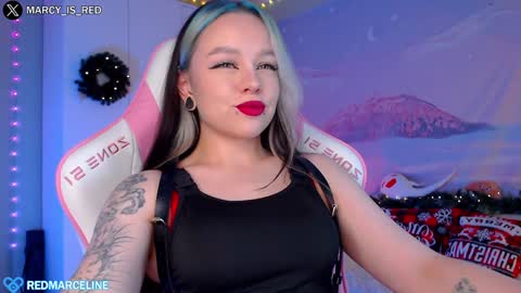 Snapshot of marceline_red chatting on 12.12.24 Lady Marceline online show from 12.12.24