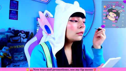 Snapshot of marcy_neko chatting on 04.09.26 Marceline online show from 04.09.26