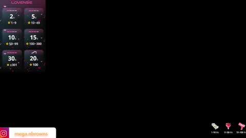 Snapshot of megan_browns1 chatting on 02.24.25 Megan  online show from 02.24.25