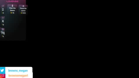 Snapshot of megan_browns1 chatting on 09.27.25 Megan  online show from 09.27.25