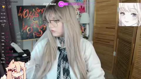 Snapshot of mekurisu chatting on 06.28.26 mekurisu online show from 06.28.26