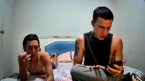 Snapshot of mikeandjax chatting on 04.10.26 Hot Buns online show from 04.10.26