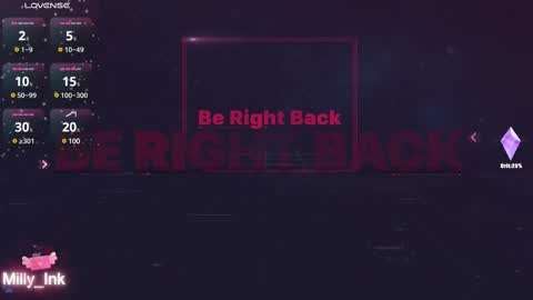 Milly online show from 02.19.25