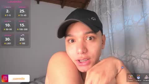 Snapshot of milo_saints chatting on 11.21.25 Milo Saints online show from 11.21.25