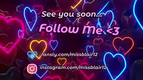 Snapshot of missblair12 chatting on 02.27.25 MissBlair online show from 02.27.25