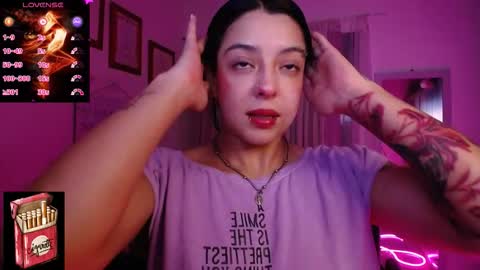 Snapshot of misslana_wn chatting on 10.14.25 LanaLul online show from 10.14.25