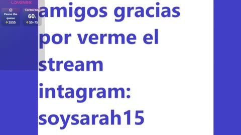 sarah online show from 03.11.25