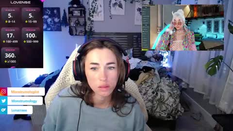 Snapshot of monstrumologist chatting on 12.19.24 Lydia Mooney online show from 12.19.24