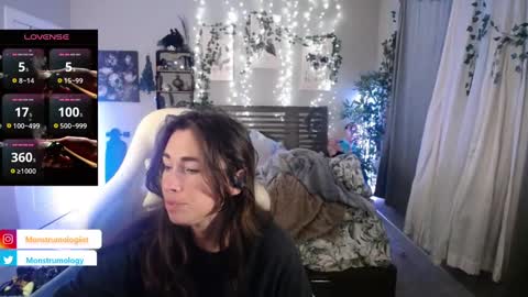 Snapshot of monstrumologist chatting on 01.14.25 Lydia Mooney online show from 01.14.25