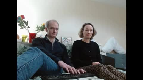 Snapshot of mrs_velvet_vixen_and_mr_stud chatting on 12.30.24 Mrs Velvet Vixen online show from 12.30.24