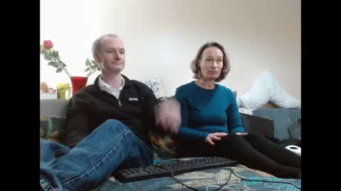 Snapshot of mrs_velvet_vixen_and_mr_stud chatting on 01.07.25 Mrs Velvet Vixen online show from 01.07.25