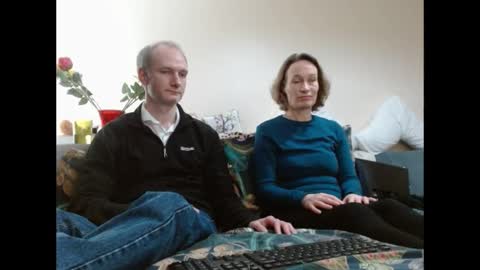 Snapshot of mrs_velvet_vixen_and_mr_stud chatting on 01.07.25 Mrs Velvet Vixen online show from 01.07.25