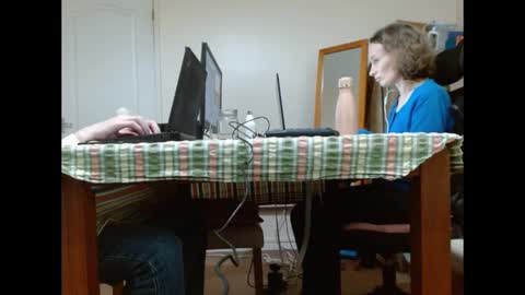 Snapshot of mrs_velvet_vixen_and_mr_stud chatting on 02.24.25 Mrs Velvet Vixen online show from 02.24.25