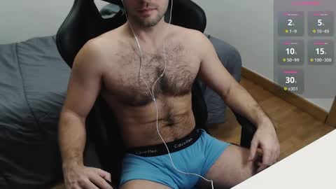 Snapshot of myhairymacho chatting on 01.25.25 Juan  OF  myhairymacho online show from 01.25.25