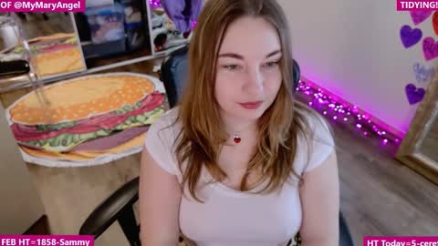 Snapshot of mymaryangel chatting on 02.23.26 mymaryangel online show from 02.23.26