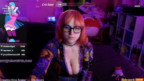 Snapshot of myrtlemystic chatting on 01.23.25 Myrtle Faust online show from 01.23.25