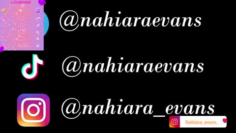 Snapshot of nahiara_evans_ chatting on 05.18.26 NAHIARA EVANS online show from 05.18.26