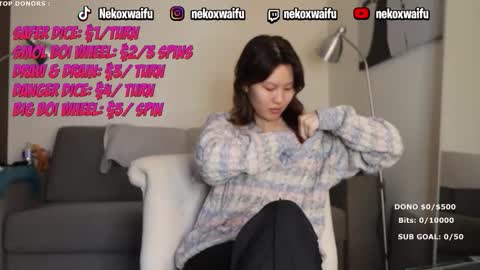 Snapshot of nekoxwaifu chatting on 03.16.26 nekoxwaifu online show from 03.16.26