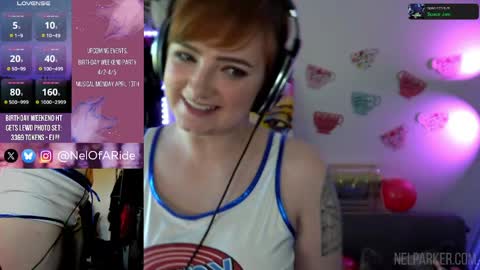 Snapshot of nelparker chatting on 04.04.26 Nel Parker online show from 04.04.26
