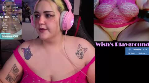 Snapshot of nevermakeawish chatting on 01.16.26 Wishs Playground online show from 01.16.26