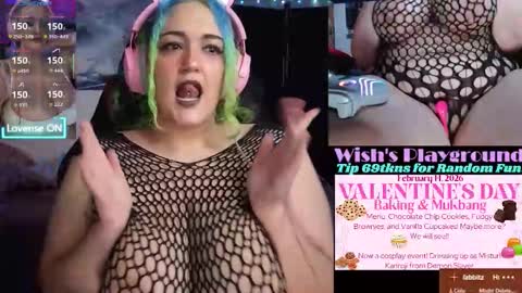 Snapshot of nevermakeawish chatting on 02.04.26 Wishs Playground online show from 02.04.26