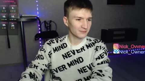 Snapshot of nick_owner chatting on 02.20.25 Nick online show from 02.20.25