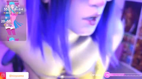 Snapshot of nixy_sama chatting on 02.28.25 Nixy Sama online show from 02.28.25