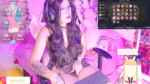 Snapshot of nixy_sama chatting on 09.18.25 Nixy Sama online show from 09.18.25