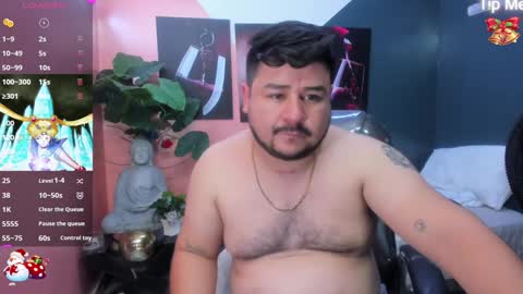 Snapshot of oso_gael chatting on 12.30.24 Bear Gael online show from 12.30.24