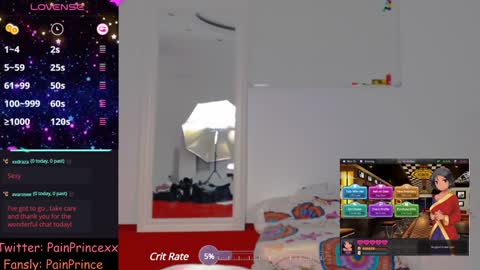 Snapshot of pain_prince chatting on 12.03.24 Pain Prince online show from 12.03.24