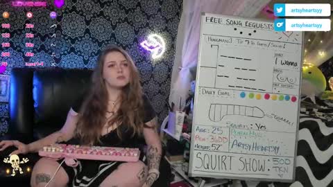 Snapshot of pawggoddess778 chatting on 12.10.24 ArtsyHeartsyy online show from 12.10.24