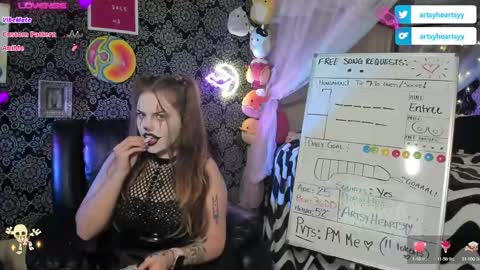 Snapshot of pawggoddess778 chatting on 12.21.24 ArtsyHeartsyy online show from 12.21.24