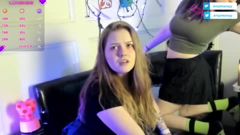 Snapshot of pawggoddess778 chatting on 01.24.25 ArtsyHeartsyy online show from 01.24.25