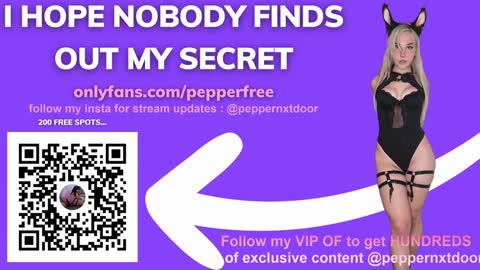 Snapshot of pepperxminthe chatting on 01.15.25 pepperxminthe online show from 01.15.25