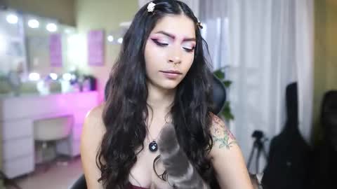 Snapshot of polvodeestrellas_ chatting on 03.21.26 - Help me Reach 100 thumbs up online show from 03.21.26