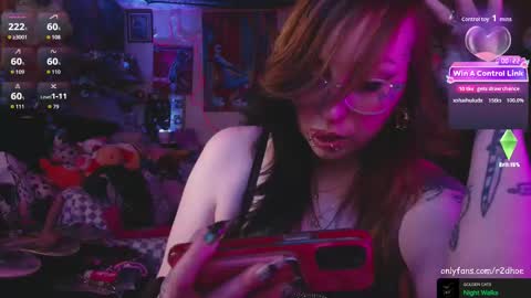 Snapshot of r2dho3 chatting on 02.28.26 Amy Wild online show from 02.28.26