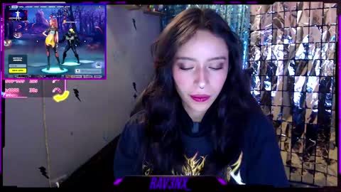 Snapshot of rav3nx_ chatting on 10.15.25 online show from 10.15.25