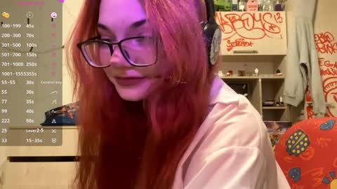 Snapshot of redheadcatxd chatting on 04.17.26 Eva online show from 04.17.26